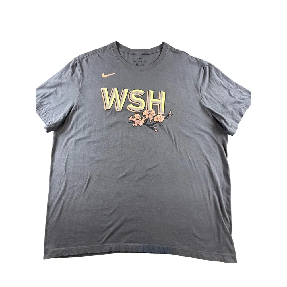 Nike MLB Washington Nationals City Connect WSH Cherry Blossom Grey T-Shirt XXL